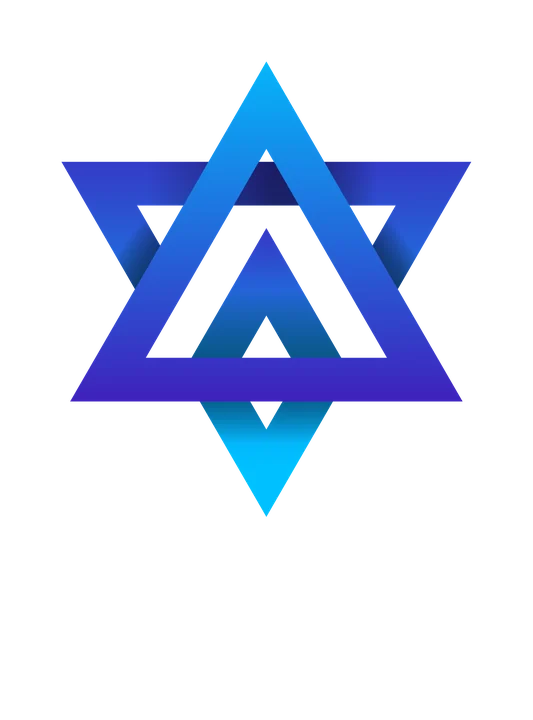 TAZ Stacked, White-Text logo